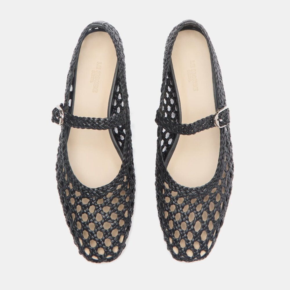 Le Monde Beryl  Woven Mary Jane's 38/7.5